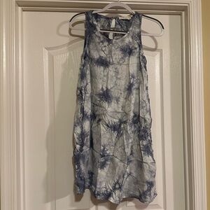 C&C California blue tie dye dress